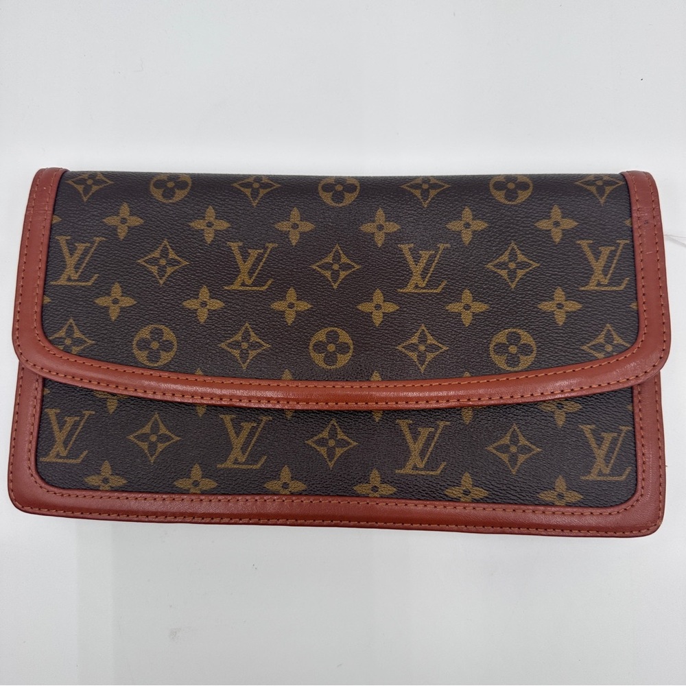 Louis Vuitton Brown Monogram Clutch